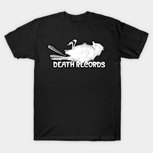 Death Records Logo (white on black) T-Shirt